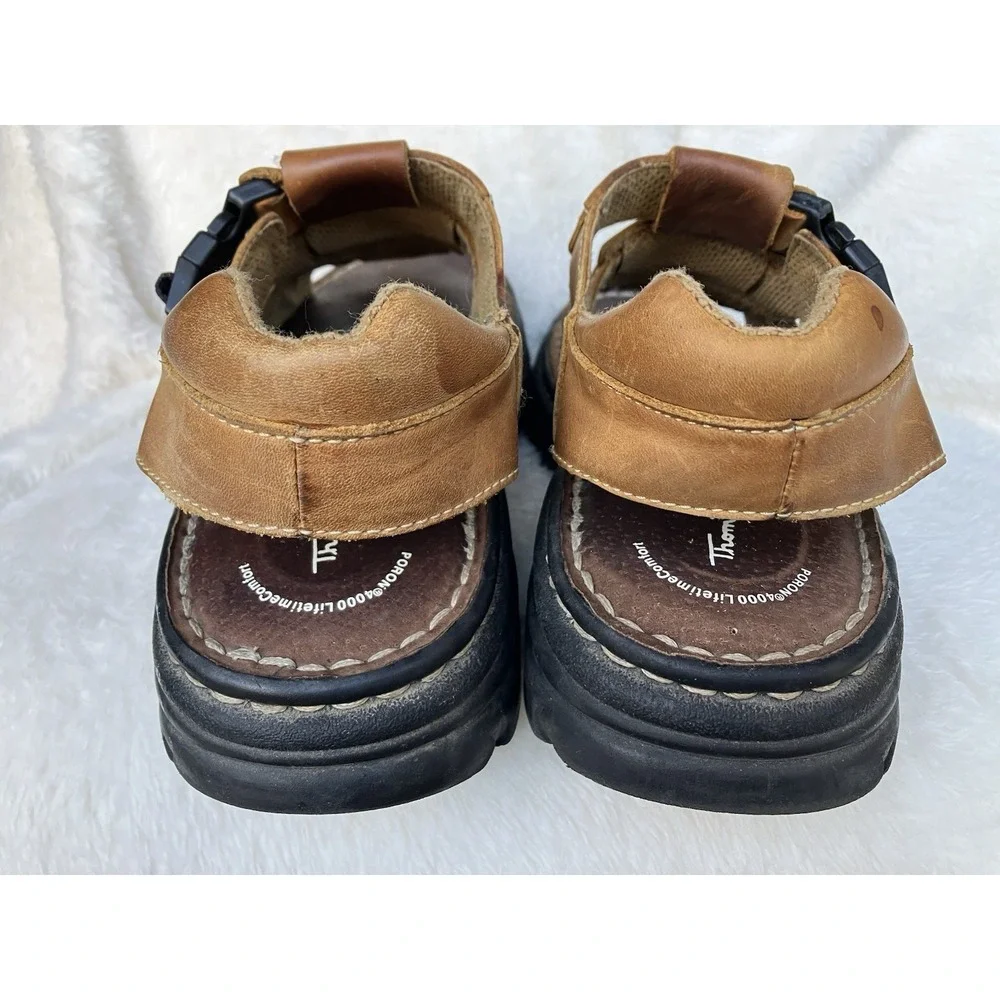 Thom McAn Chunky Heel Fishermen Sandals Men's Size 10